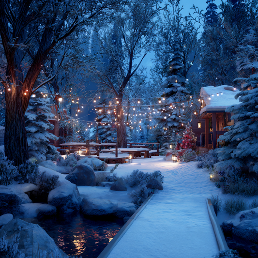 Winter Magic at Dusk